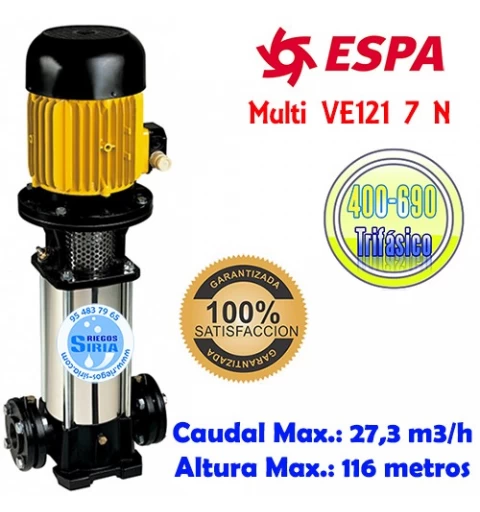 Bomba Vertical In-Line Espa Multi VE121 7 N 203434