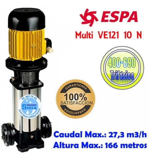 Bomba Vertical In-Line Espa Multi VE121 10 N 203437
