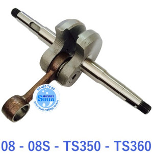 Cigüeñal compatible 08 08S TS350 TS360 020730