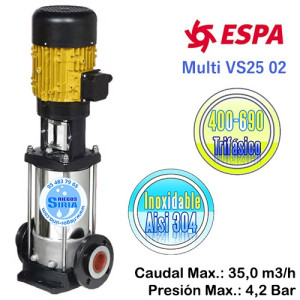 Bomba Centrífuga Vertical Espa Multi VS25 02 F40 200152