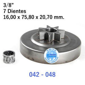 Piñón Cadena 3/8" 7 Dientes compatible 042 048 120169