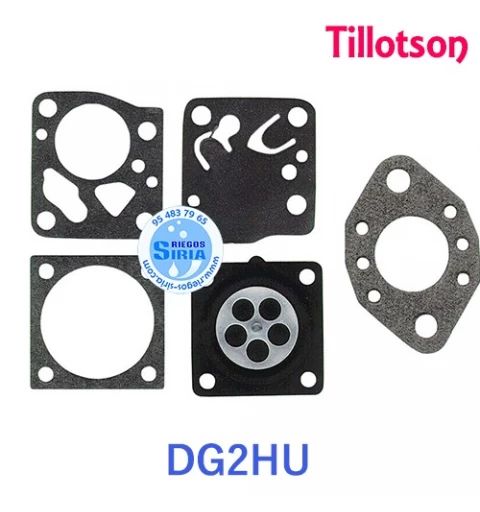 Kit Membranas Carburador adaptable Tilltson DG-2HU 020402
