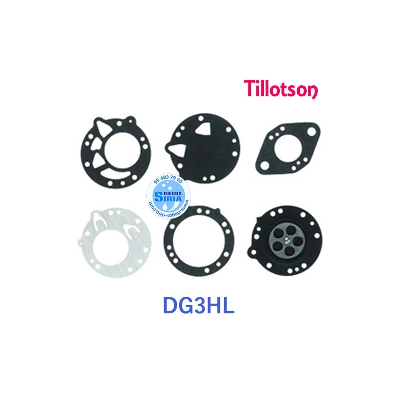 Kit Membranas Carburador adaptable Tilltson DG-3HL 020696