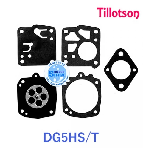 Kit Membranas Carburador adaptable Tillotson DG-5HS/T 020697