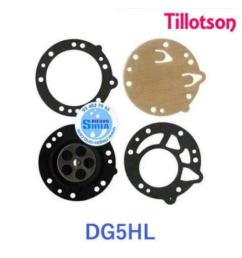 Kit Membranas Carburador adaptable Tilltson DG-5HL 020407