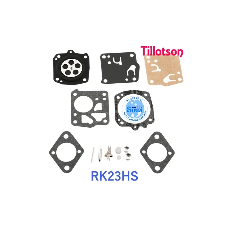 Kit Reparación Carburador adaptable Tillotson RK-23HS 020401