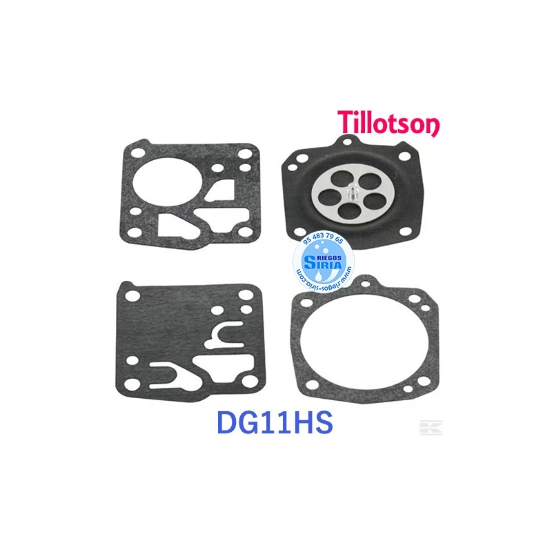 Kit Membranas Carburador adaptable Tilltson DG-11HS 020793