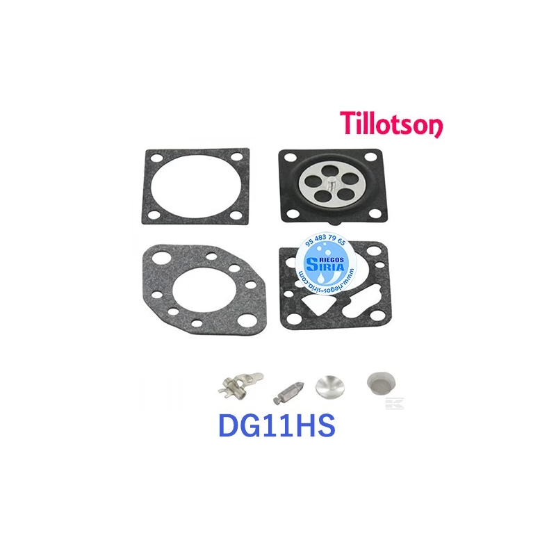 Kit Reparación Carburador adaptable Tillotson RK-19HU 020796