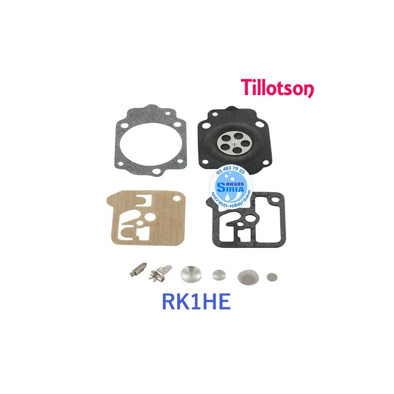 Kit Reparación Carburador adaptable Tillotson RK-1HE 020797