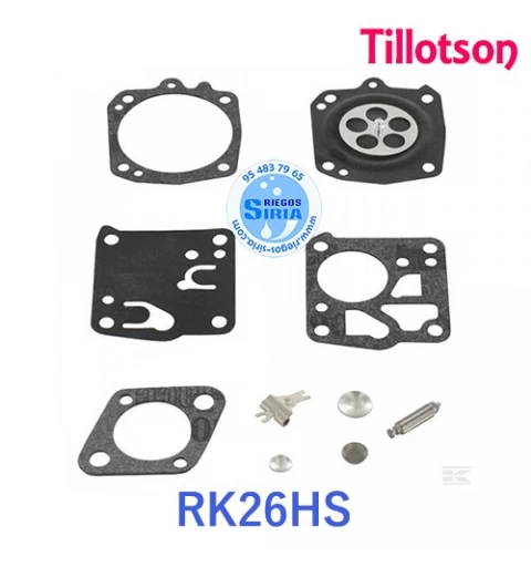 Kit Reparación Carburador adaptable Tillotson RK-26HS 020794