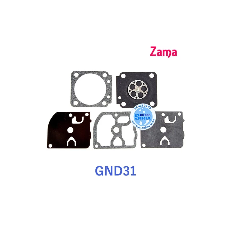 Kit Membranas Carburador adaptable Zama C1M GND31 020615