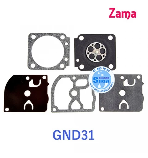 Kit Membranas Carburador adaptable Zama C1M GND31 020615