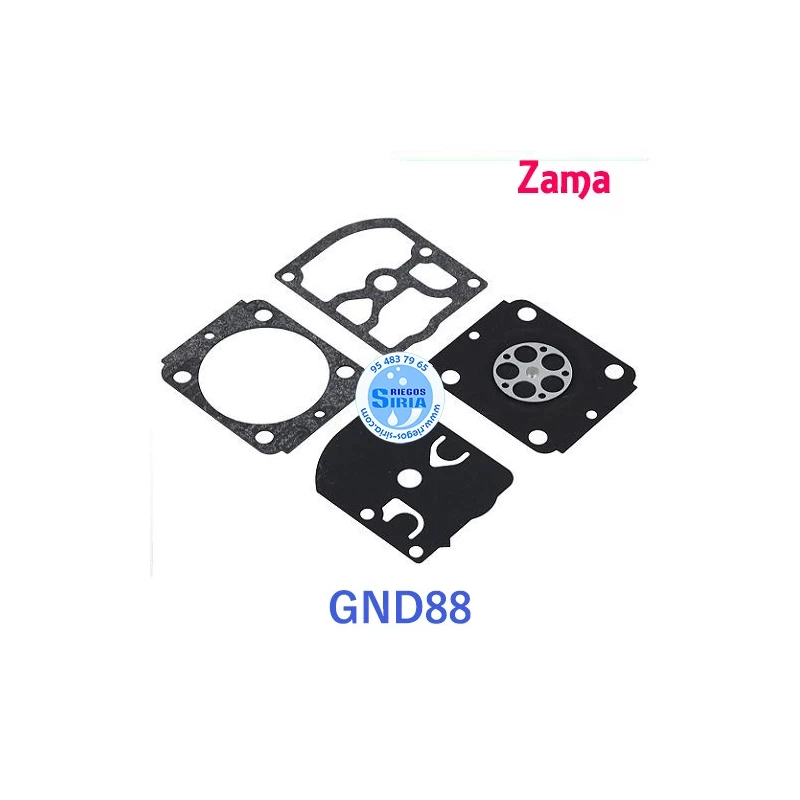Kit Membranas Carburador adaptable Zama C1M GND88 020704