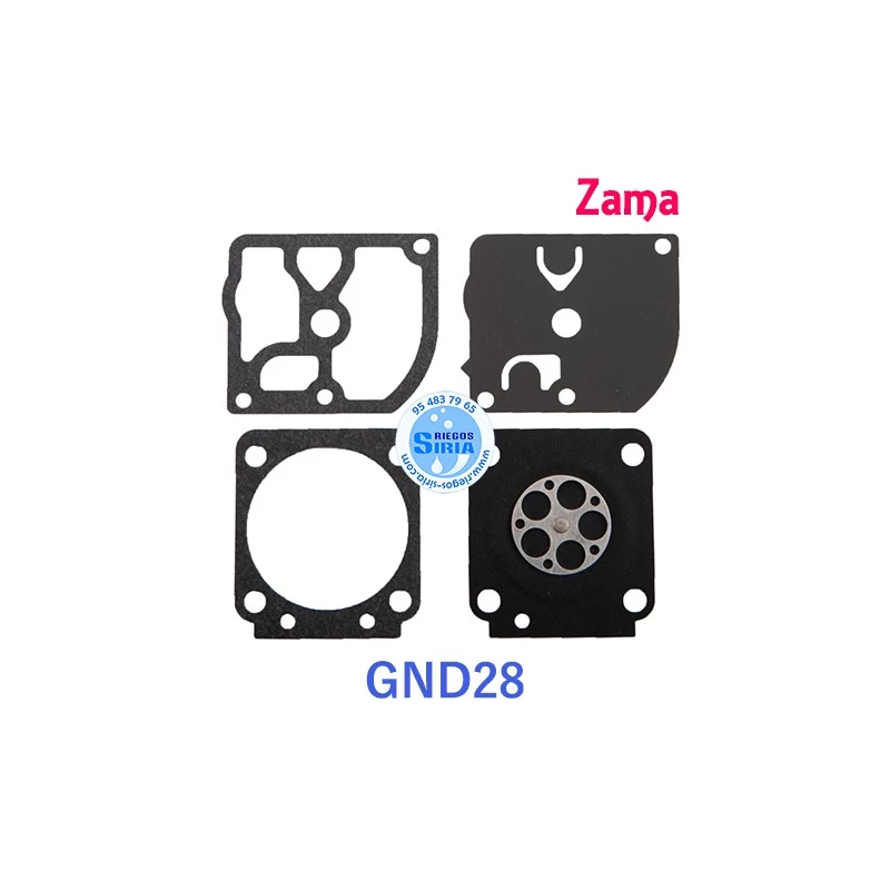Kit Membranas Carburador adaptable Zama C1Q GND28 020779