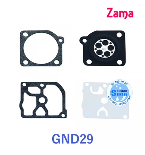 Kit Membranas Carburador adaptable Zama C1Q GND29 020608