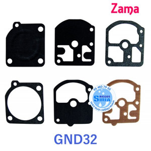 Kit Membranas Carburador adaptable Zama C1S GND32 020618