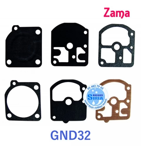 Kit Membranas Carburador adaptable Zama C1S GND32 020618