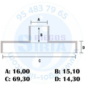 Piñón Cadena 3/8" 7 Dientes Corona Recambiable compatible 455E 455 Rancher 460 461 120294