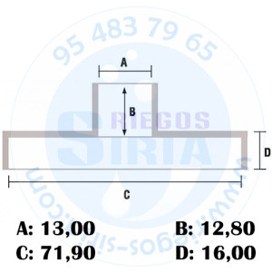 Piñón Cadena 0.325" 7 Dientes con Anillo compatible 400 488 120339