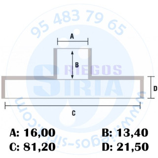 Piñón Cadena 3/8" 7 Dientes con Anillo compatible 064 066 MS640 MS650 MS660 120312