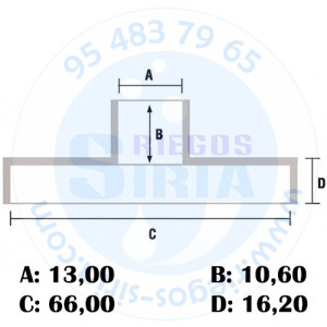 Piñón Cadena 3/8" 7 Dientes compatible ECS505 650 655 ECV5601 120343