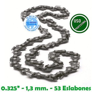 Cadena Motosierra 0.325" 1,3 mm. 53 Eslabones 120325