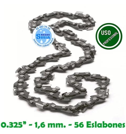 Sierra de cadena compatible con still HM .325 1,6mm 56 eslabones 