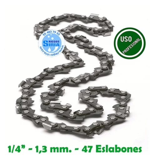 Cadena Motosierra 1/4" G-1,3 mm. 47 Eslabones 120680