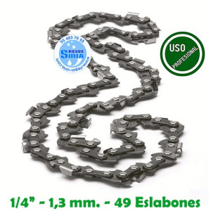 Cadena Motosierra 1/4" G-1,3 mm. 49 Eslabones 120682