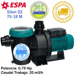 Bomba piscina Espa Silen S2 75 18 M 203155