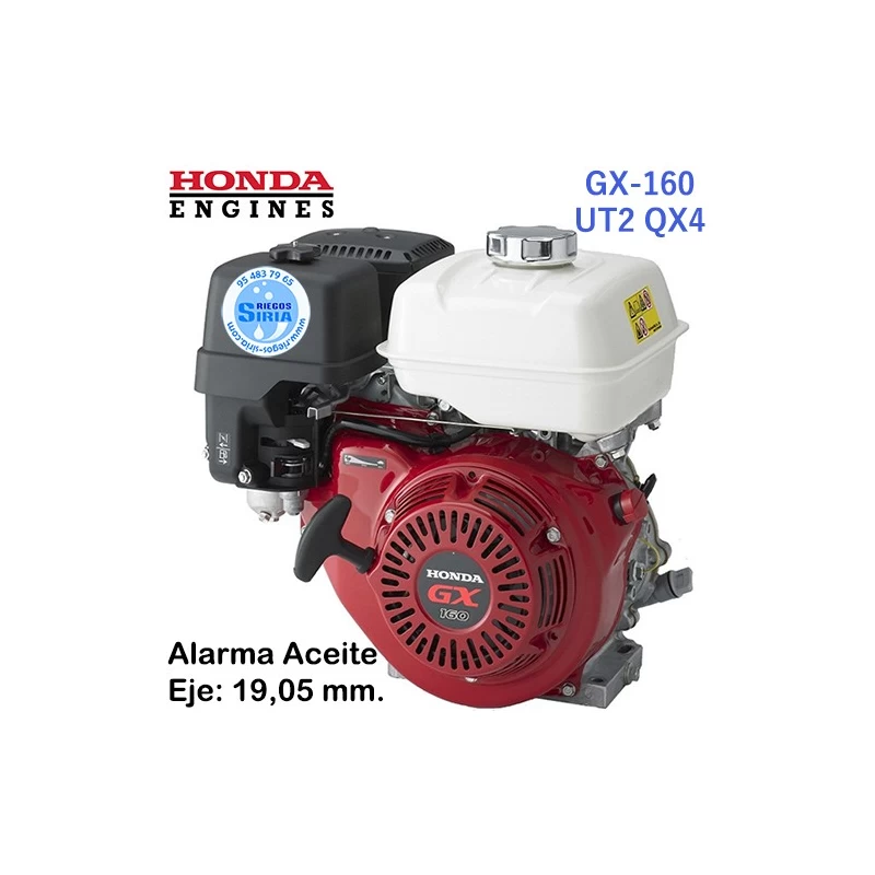 Motor Original Honda GX160 Eje 19,05mm con Alarma GX160UT2QX3
