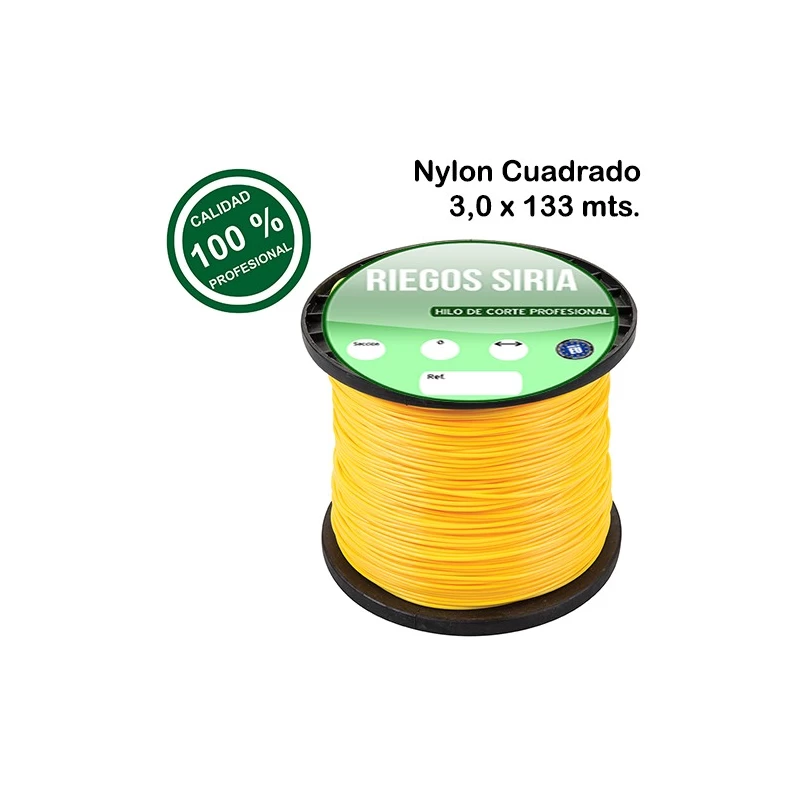Hilo de Nylon Profesional Cuadrado 3,00 mm. x 133 mts. 130203