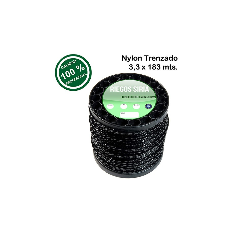 Hilo de Nylon Profesional Trenzado Tipo Vortex 3,30 mm. x 183 mts. 130134