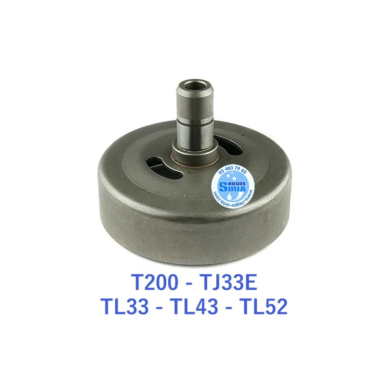 Campana Embrague compatible T200 TJ33E TL33 TL43 TL52 Eje Roscado 070042