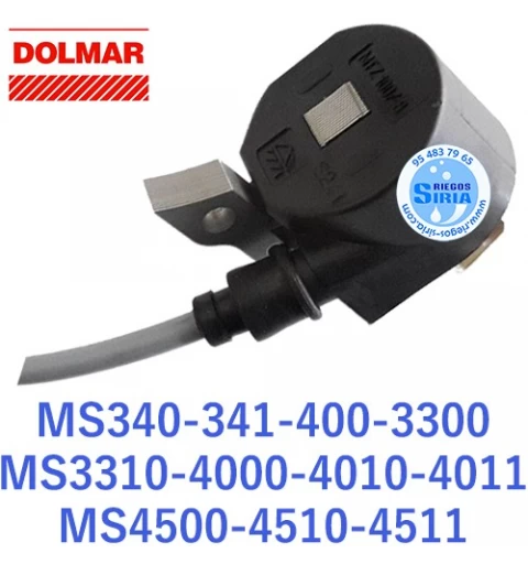 Bobina ORIGINAL Dolmar MS340 MS341 MS400 MS3300 MS3310 MS4000 MS4010 MS4011 MS4500 MS4510 MS4511 080137