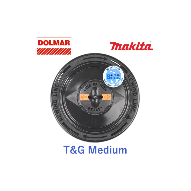 Cabezal Nylon ORIGINAL T&G Medium Dolmar Makita 130439