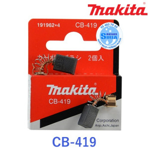 Juego de Escobillas Original Makita CB-419 191962-4