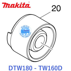 Martillo Original DTW180 TW160D 327045-6