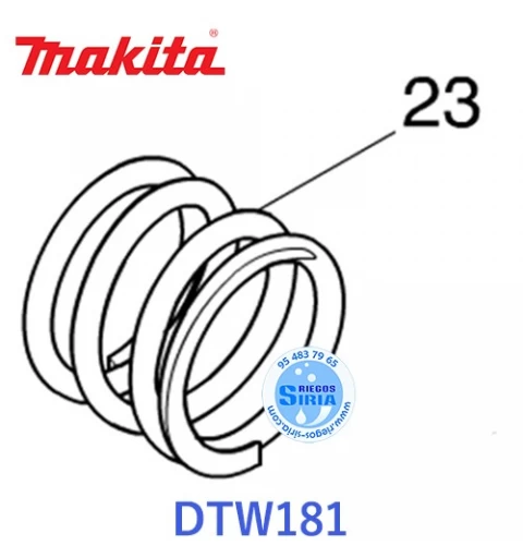 Muelle Compresión Original DTW181 232489-6