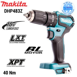 MAKITA HP488D006 - Taladro percutor 18V 42Nm 2,0Ah 2 bat.