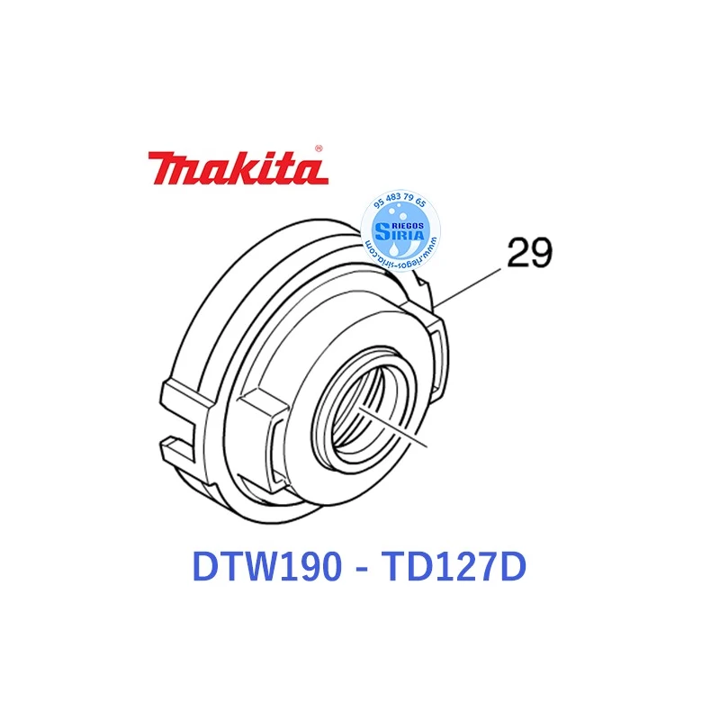 Caja Engranaje Makita DTW190 TD127D 453056-6