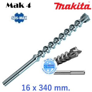 Broca SDS-Max Mak 4 16 x 340mm P-77730