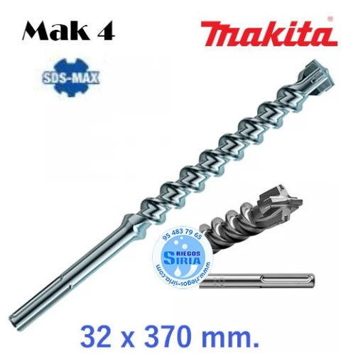 Broca SDS-Max Mak 4 32 x 370mm P-78031