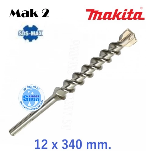 Broca SDS-Max Mak 2 12 x 340mm P-17033