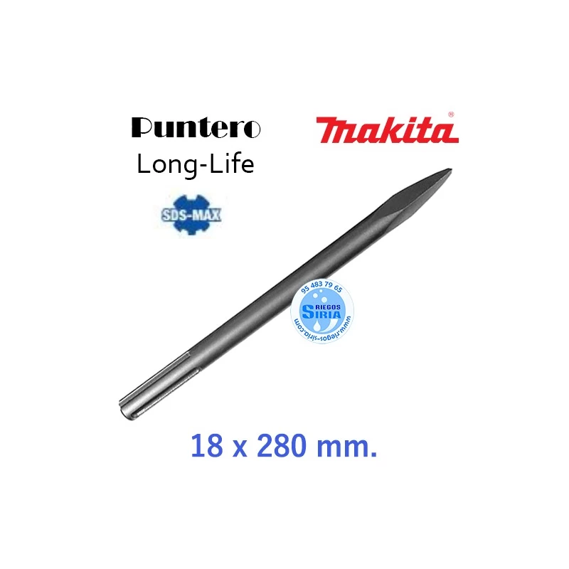 Puntero Long Life SDS-MAX 18 x 280 mm. P-16237