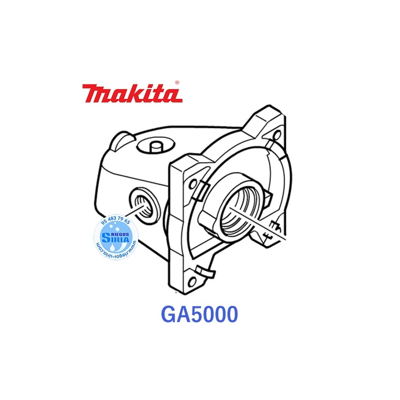 Culata Original Amoladora Makita GA5000 156902-9
