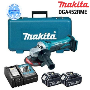 Mini amoladora motor BL a batería de 18V LXT de 115 mm Makita DGA467Z