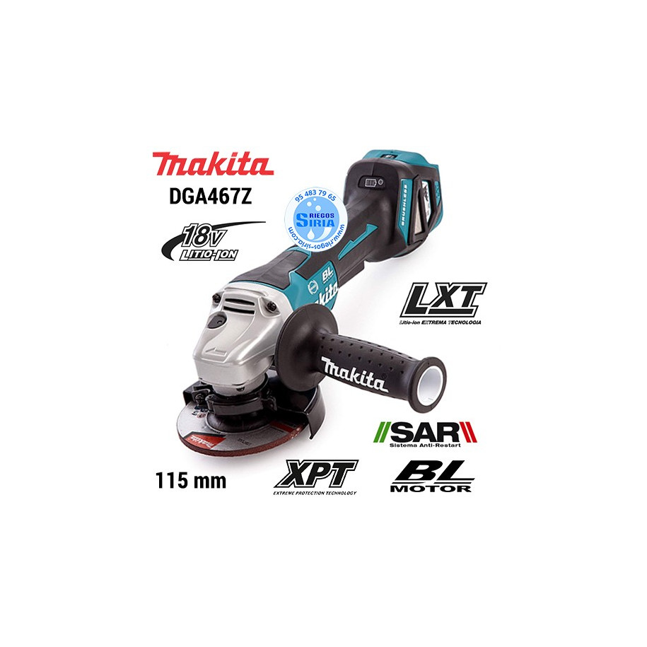 MiniAmoladora Batería LXT 18V 115 mm DGA467Z DGA467Z