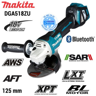 MiniAmoladora Batería LXT 18V 125 mm DGA518ZU DGA518ZU