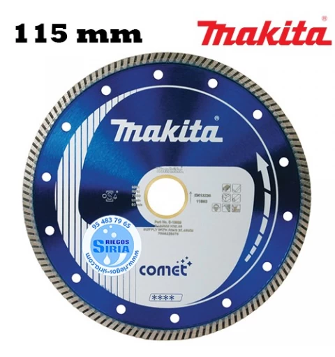 Disco Diamante Makita Comet Banda Turbo 115 mm B-12980